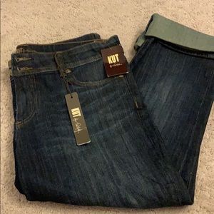 New Denim Crop Jeans by Kut from the Kloth
